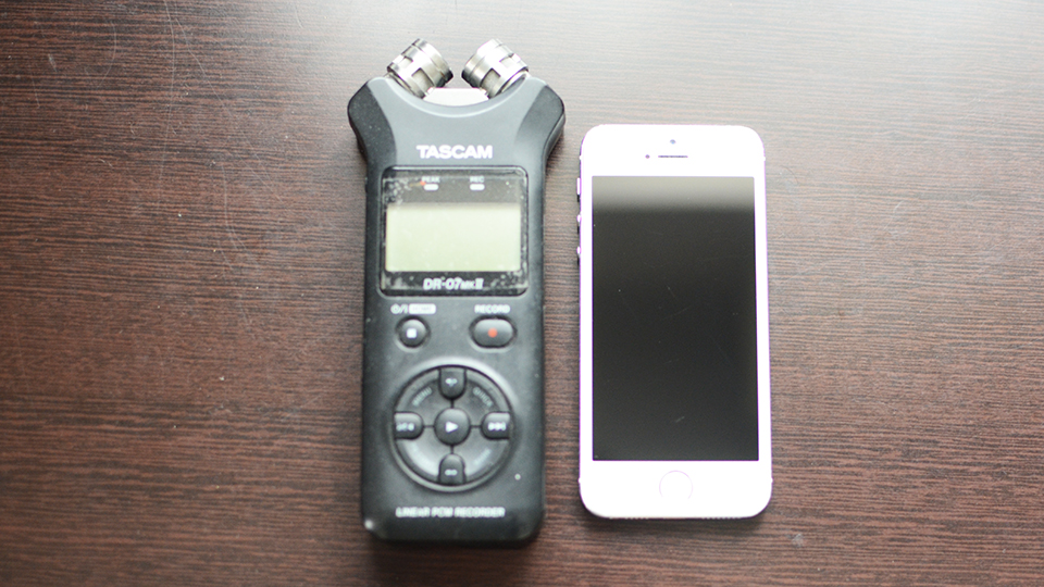 TASCAMとiPhone